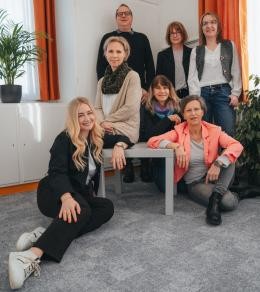 @ Sozialamt/Landratsamt Zollernalbkreis Bild mit sieben Mitarbeitenden des Pflegestützpunktes Zollernalbkreis