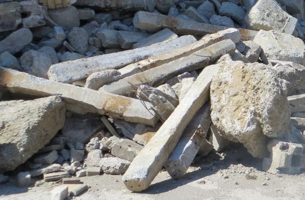 © Abfallwirtschaft/Landratsamt Zollernalbkreis Gebrochener Bauschutt