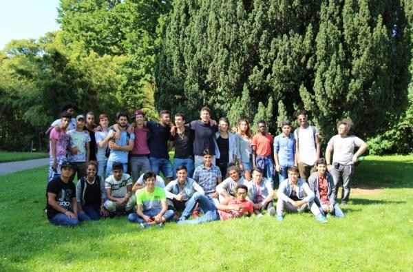 Jugendliche Flüchtlinge und Migranten beim Ferienprogramm im Zollernalbkreis