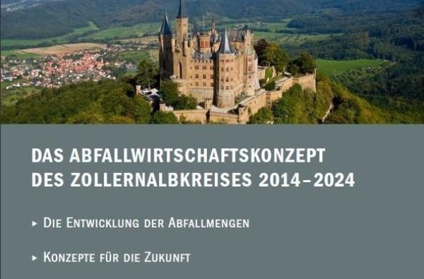 Titelseite des Konzepts in grau und blau mit Burg Hohenzollern