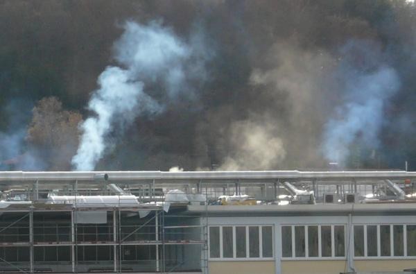 © Gewerbeaufsicht/Landratsamt Zollernalbkreis Emissionen einer Industrieanlage im Zollernalbkreis