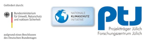 Logos Bundesministerium, NKI und PTJ