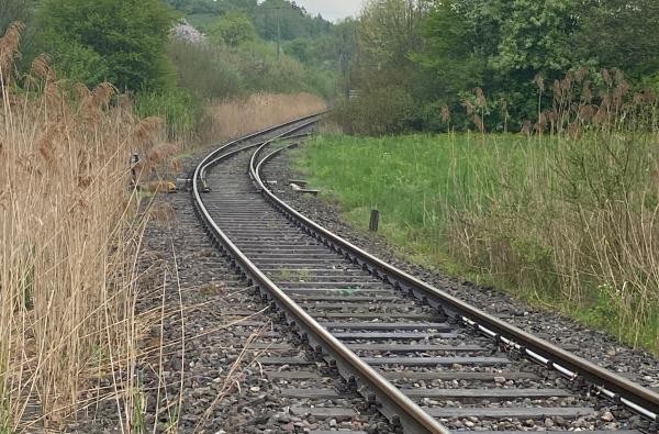 Bahnstrecke und Gleise 
