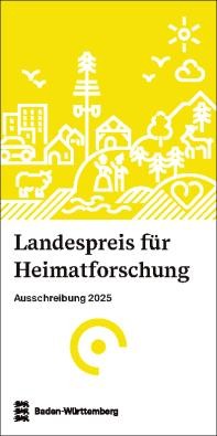 © MWK Bild: Flyer Ausschreibung 2025 Landespreis für Heimatforschung