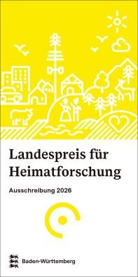 © MWK Bild: Flyer Ausschreibung 2026 Landespreis für Heimatforschung