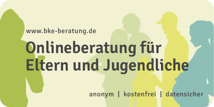 Banner Onlineberatung für Eltern und Jugendliche