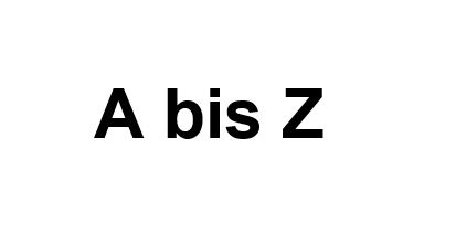 A bis Z