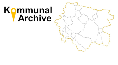 Bild: Umriss des Zollernalbkreises in gelber Farbe mit Unterteilung der Gemeindegebiete durch schwarze Linien